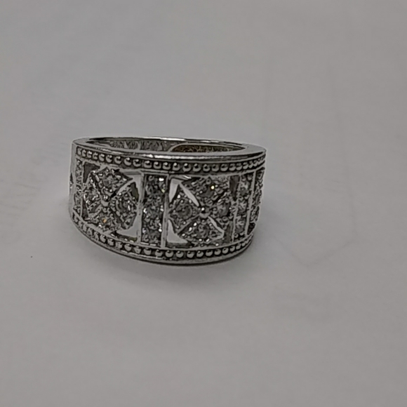 Geometric baguette 925 ring - Picture 6 of 6